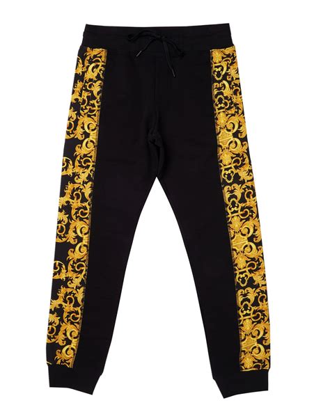 mens versace track pants|Versace joggers men's.